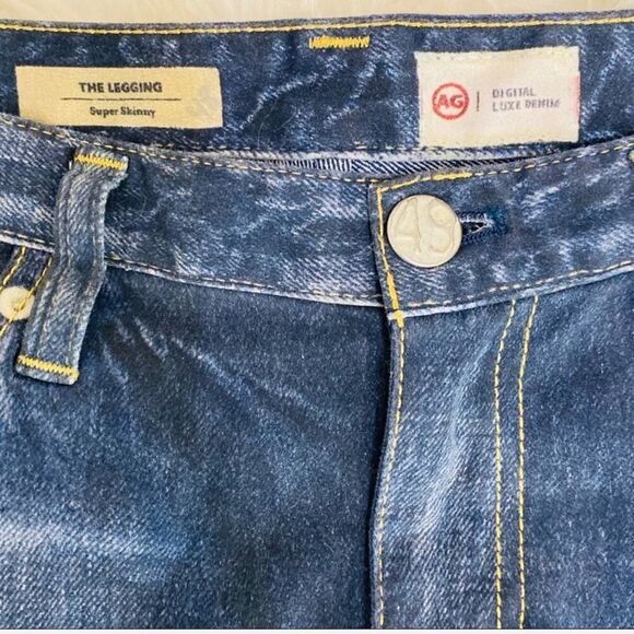 AG ADRIANO GOLDSCHMIED Digital Luxe The Legging Super Skinny Jeans Size 28 - Picture 6 of 8